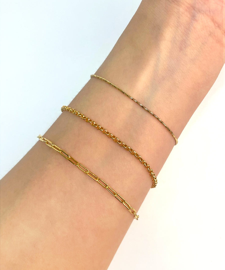 Sparkly Mesh Chain Bracelet