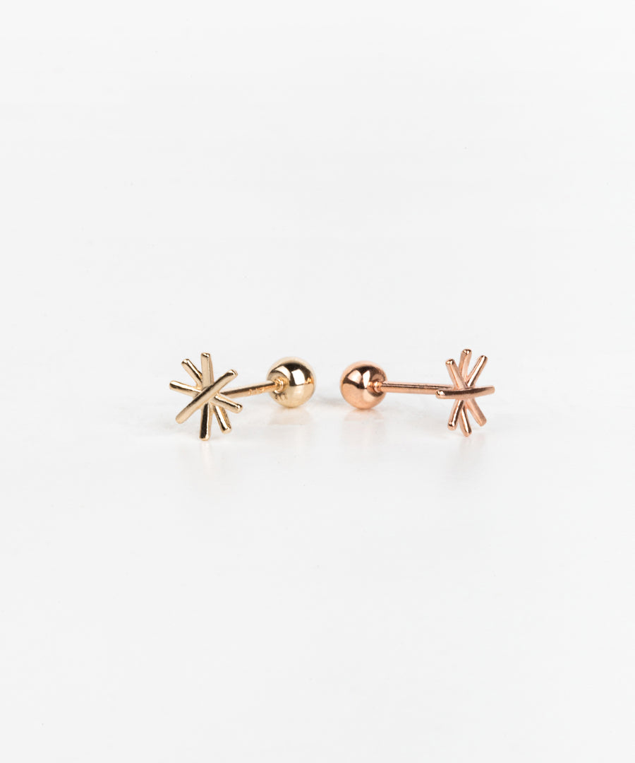 Delicate Snowflake Barbell
