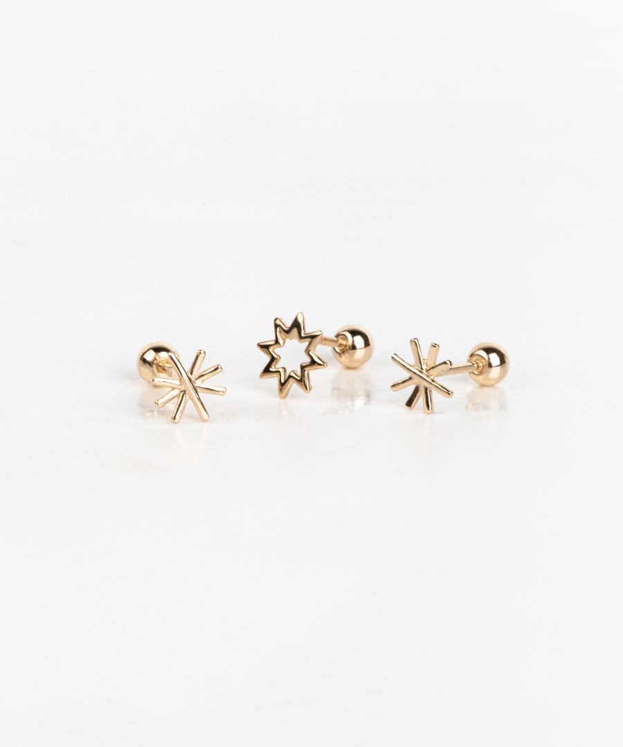 Delicate Snowflake Barbell