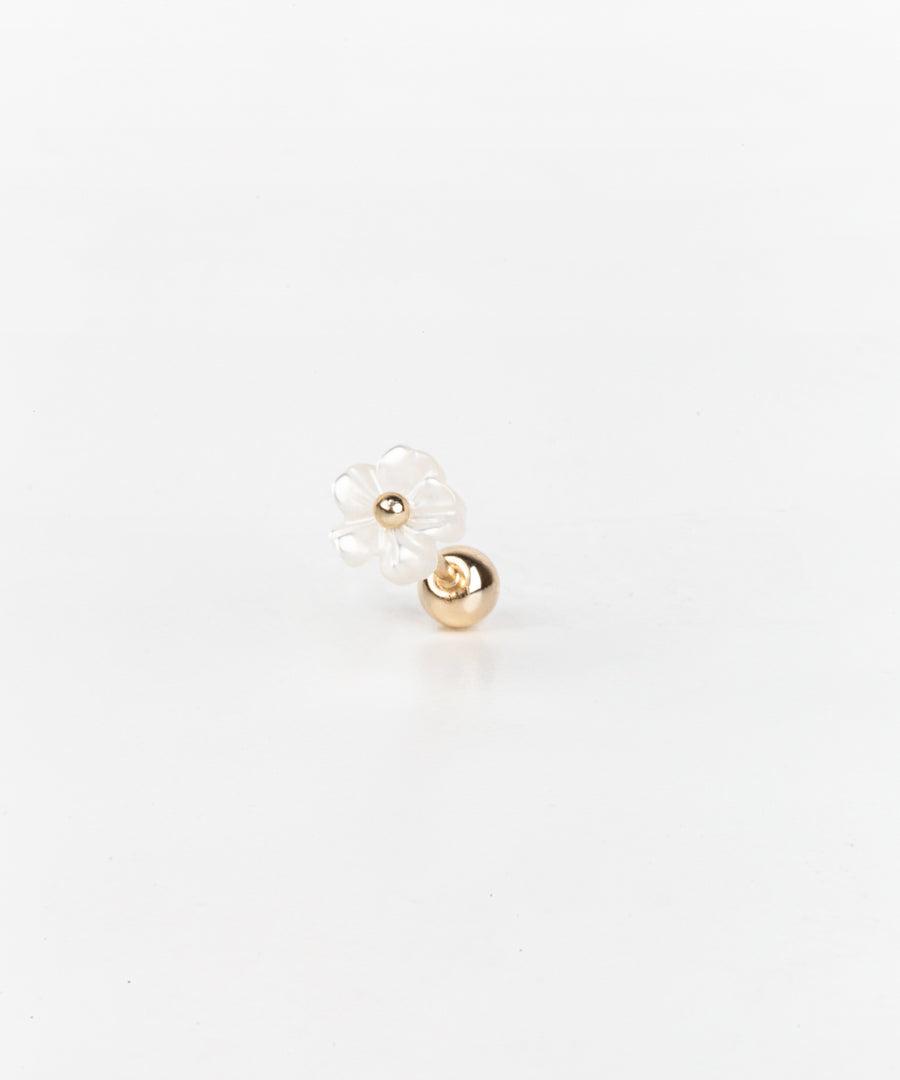 White Daisy Barbell