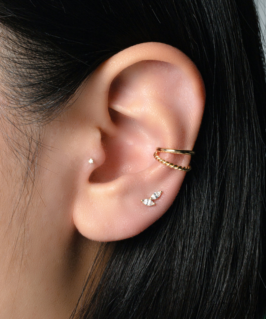 Double Layered Non-Pierced Ear cuff