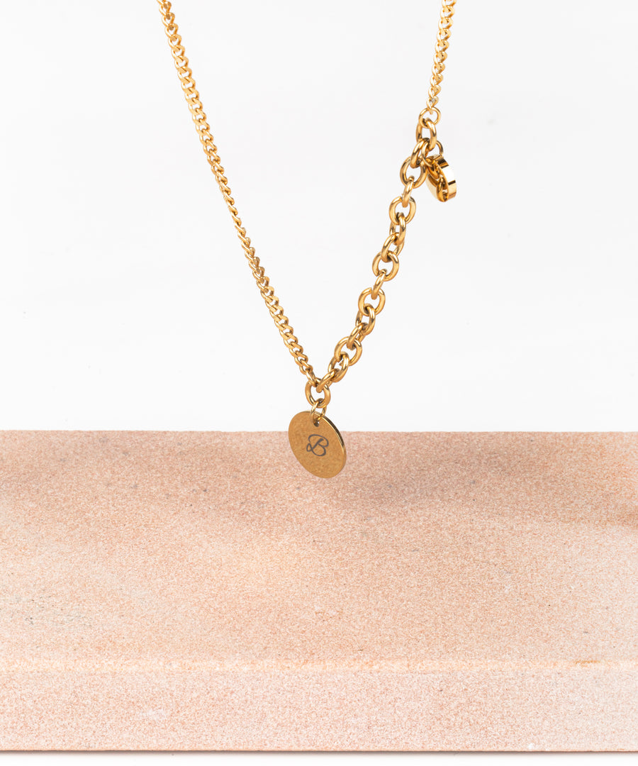 Personalized Dangled Coin Necklace