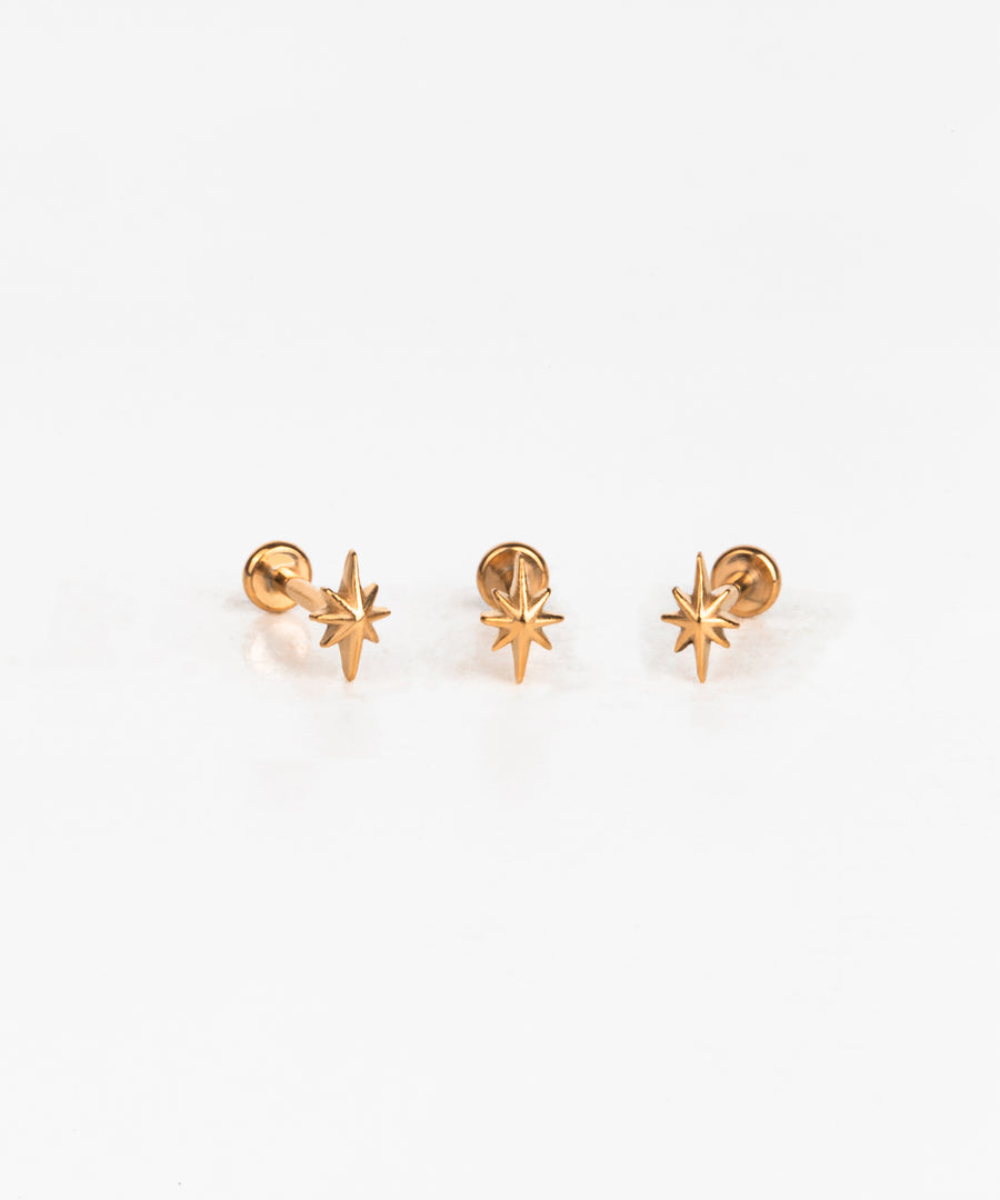 Ultra Tiny Sparkle Push-pin Labret