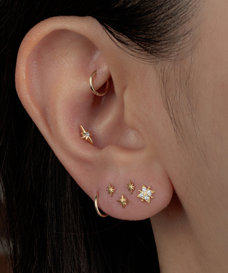 Ultra Tiny Sparkle Push-pin Labret