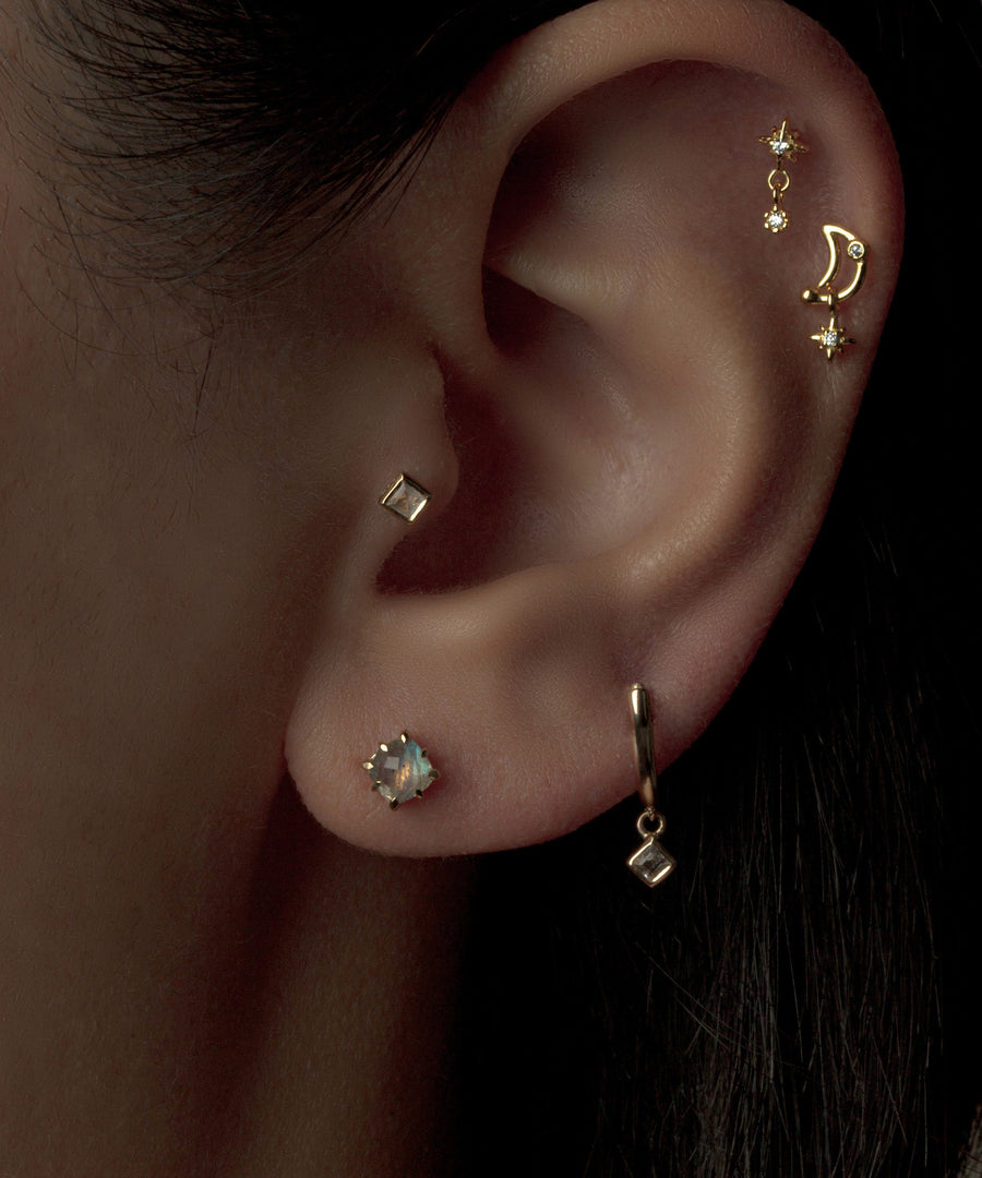 Dangled Dangled Snowflake Stud – Minimore Jewels