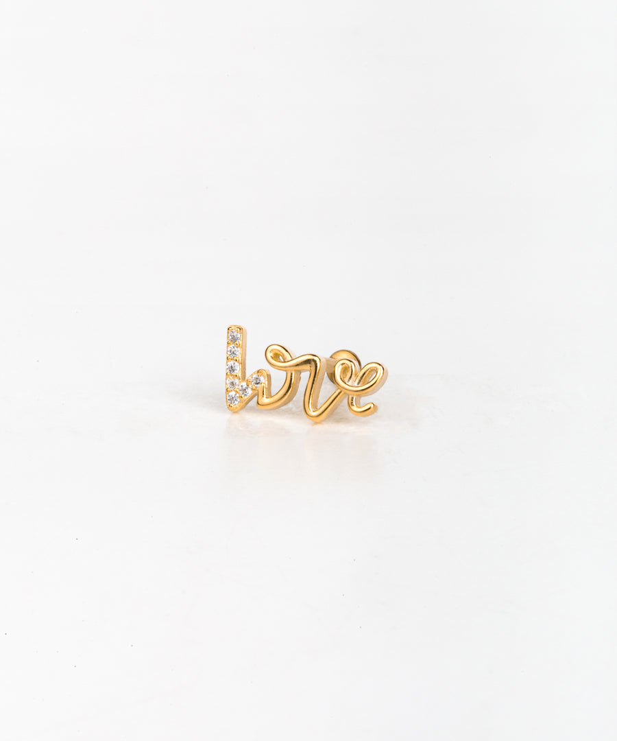 "Love" Stud