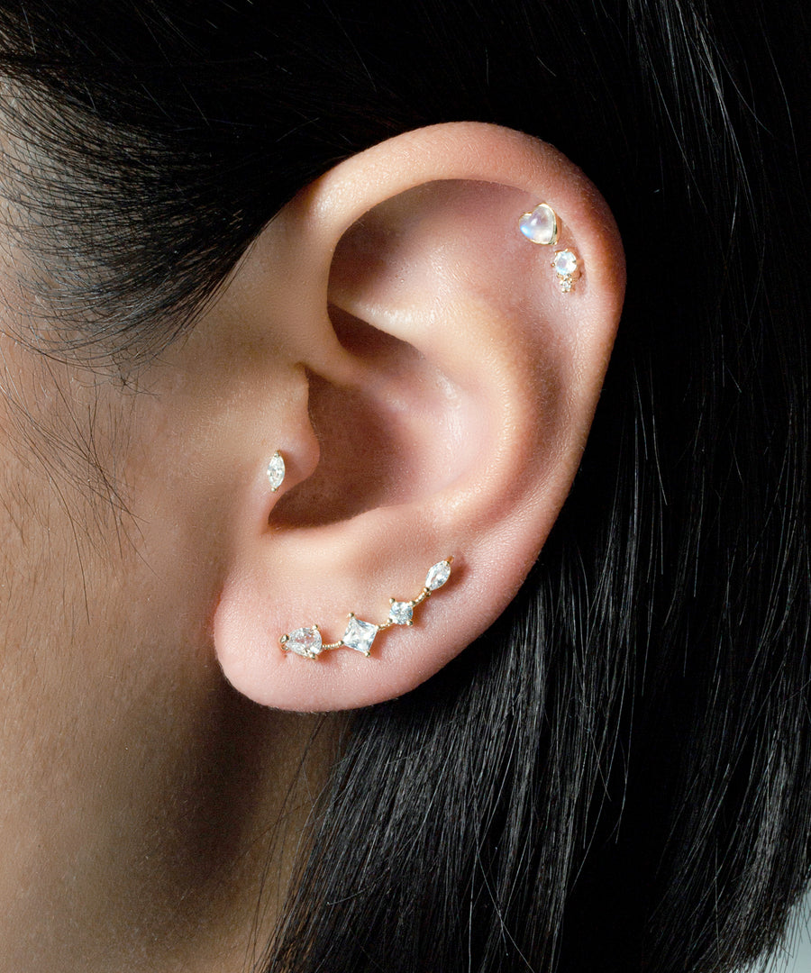 Gorgeous Stone Bar Ear Climber