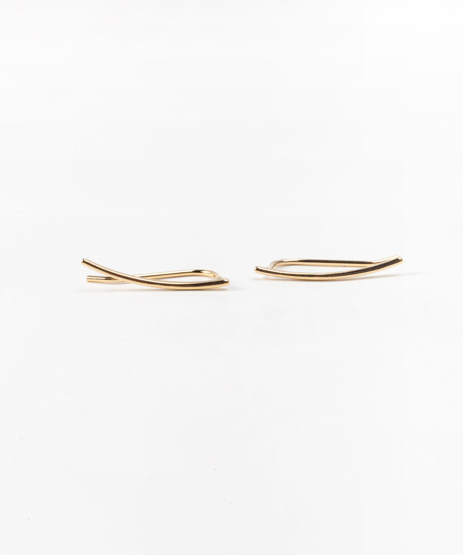 Ultra Thin Plain Bar Ear Cuff