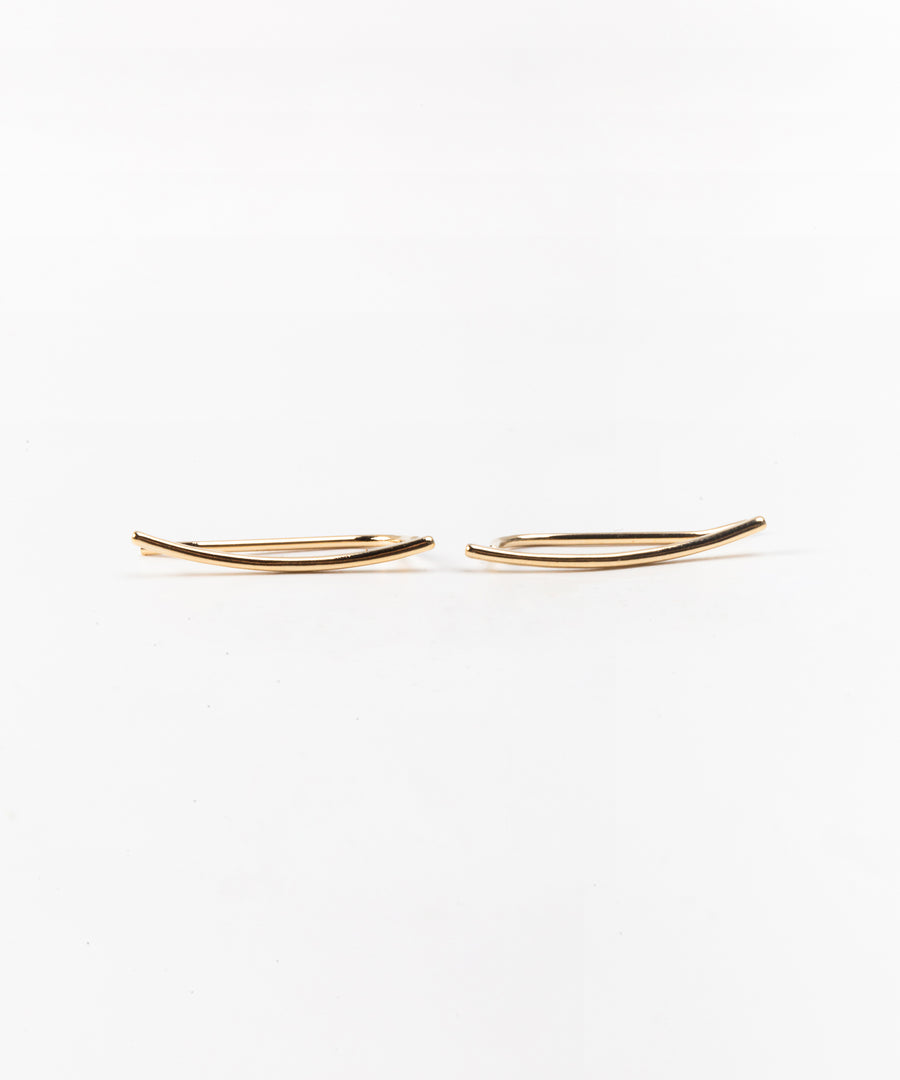 Ultra Thin Plain Bar Ear Cuff