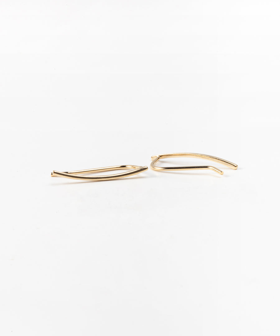 Ultra Thin Plain Bar Ear Cuff