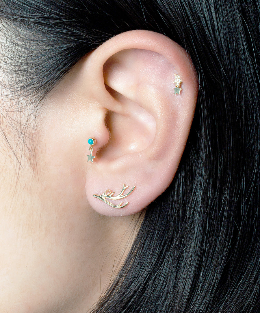 Rudolph Horn Ear Cuff