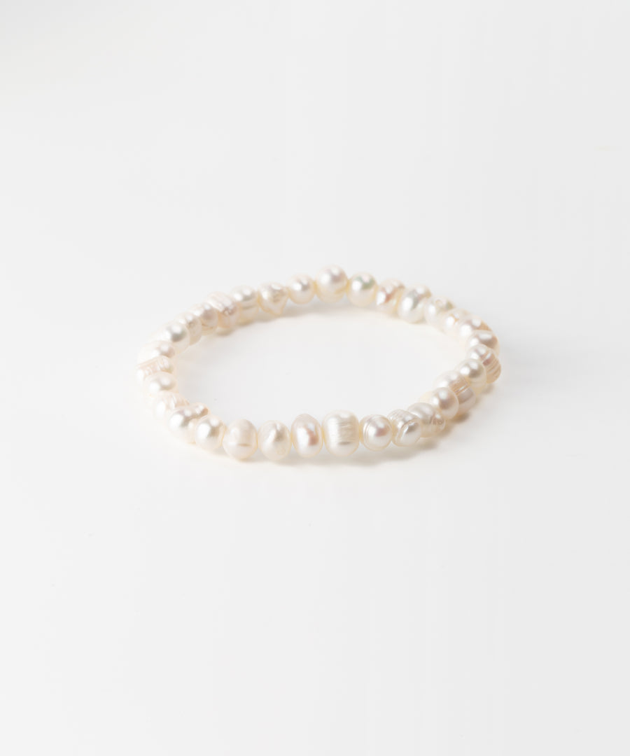 Stretch Stacking Fresh Water Pearl Bracelet