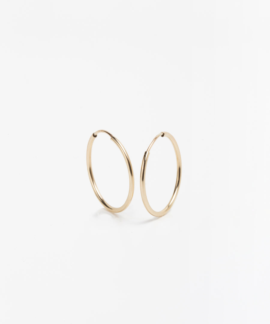 Golden Hollow Hoop