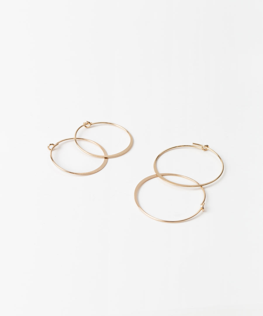 Golden Chic Wire Hoop