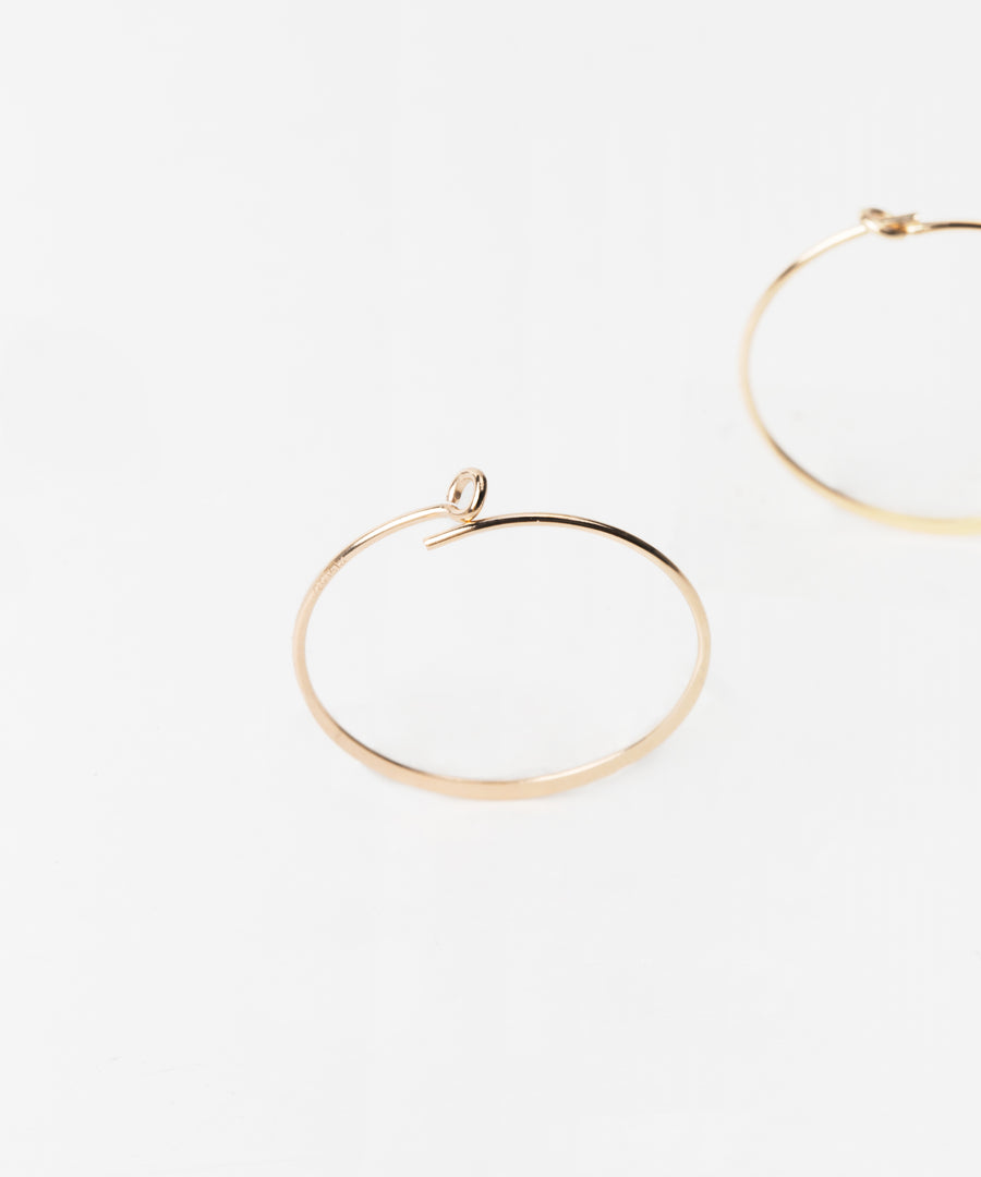 Golden Chic Wire Hoop