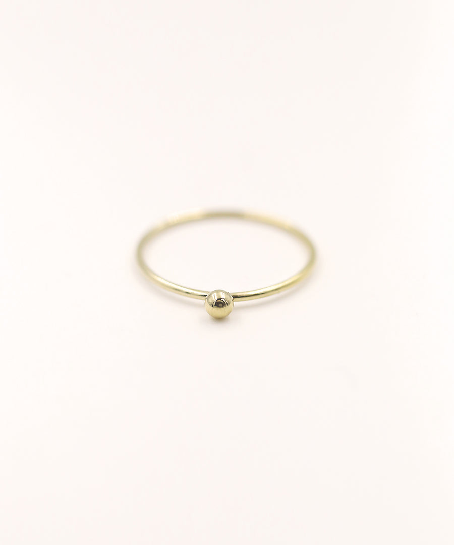 Cute Plain Ball Ring