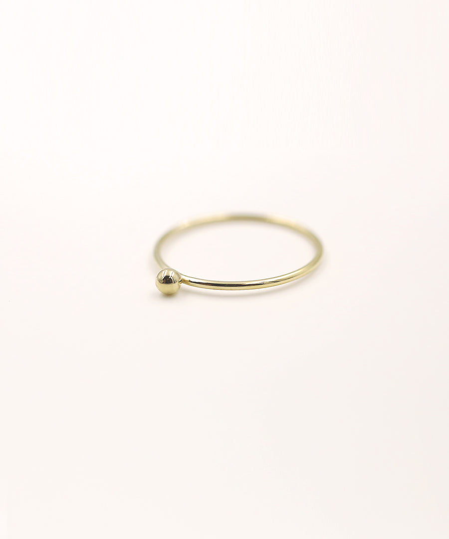 Cute Plain Ball Ring