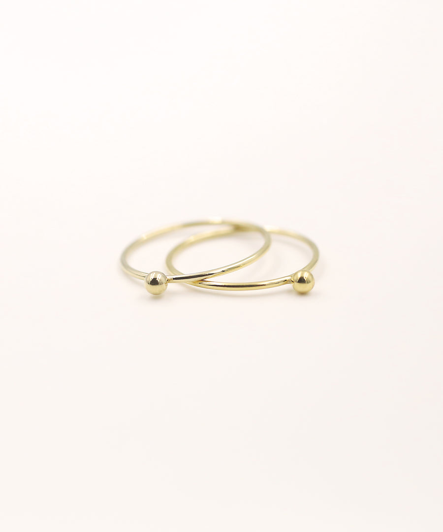 Cute Plain Ball Ring