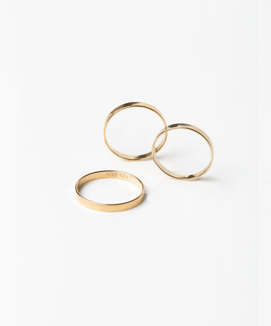 Bold Simple Stacking Ring