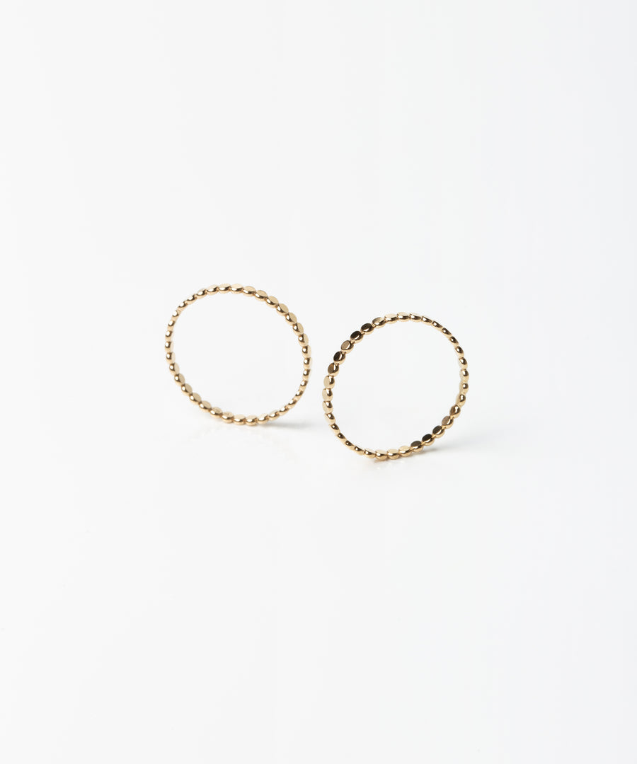 Cute Flat Disc Ring