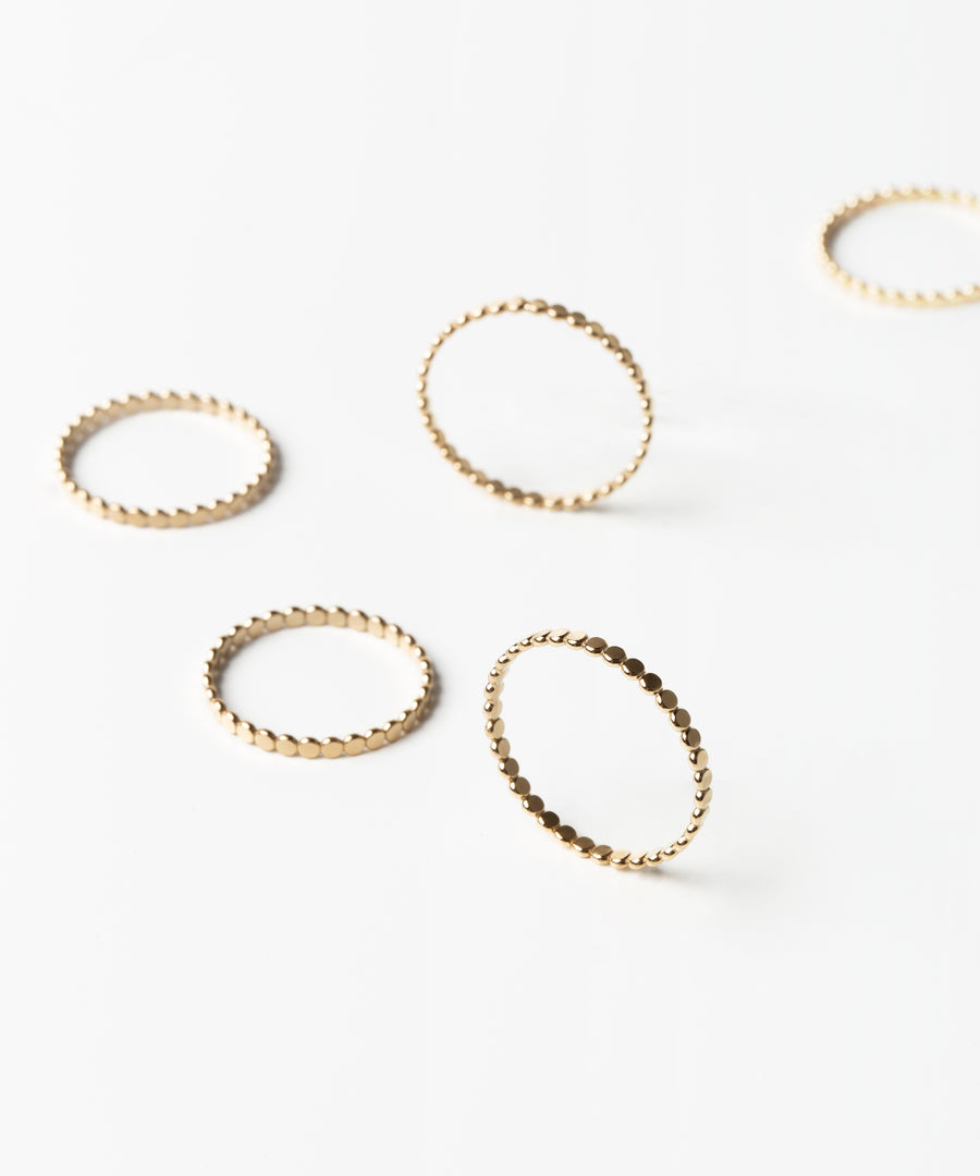 Cute Flat Disc Ring