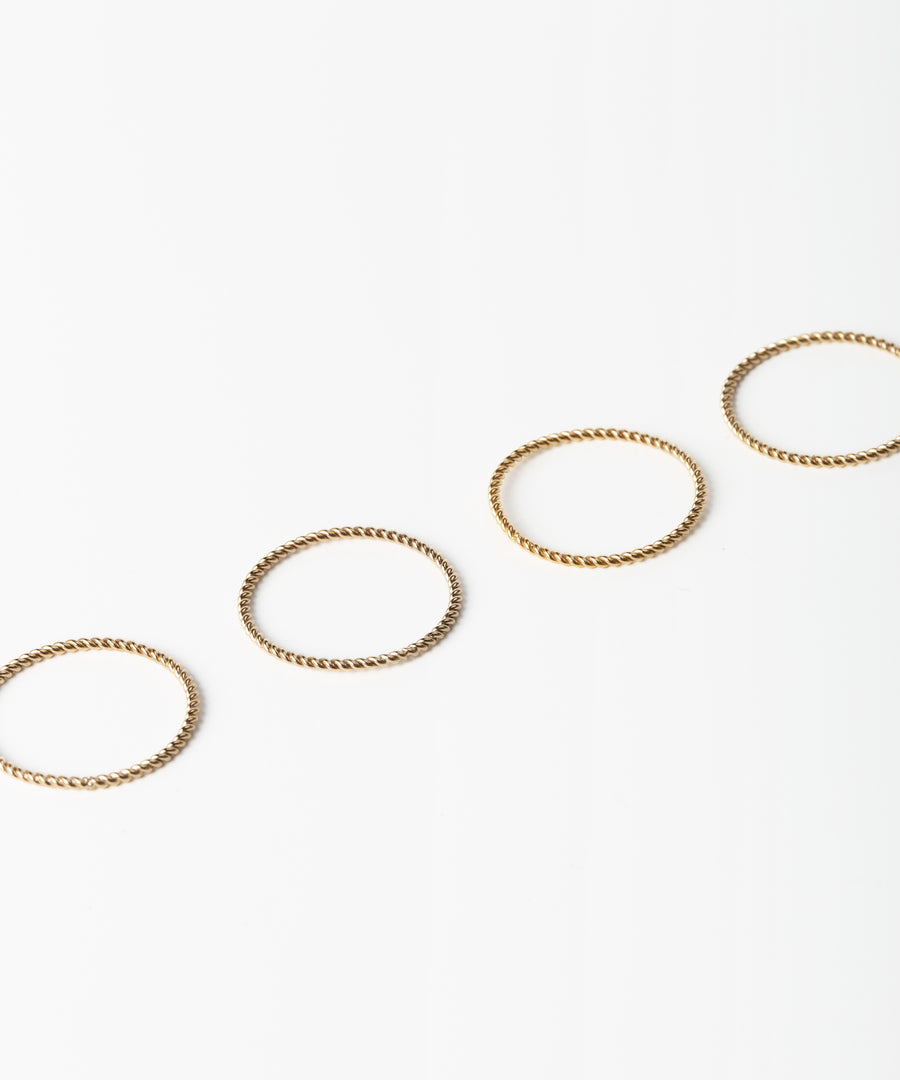 Twisted Stacking Ring