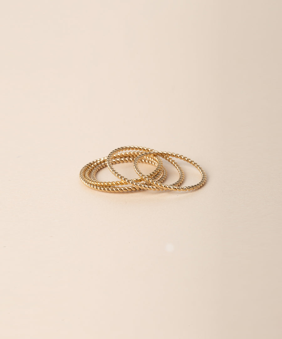 Twisted Stacking Ring