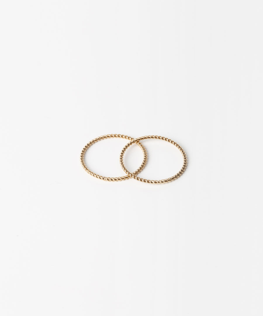 Twisted Stacking Ring