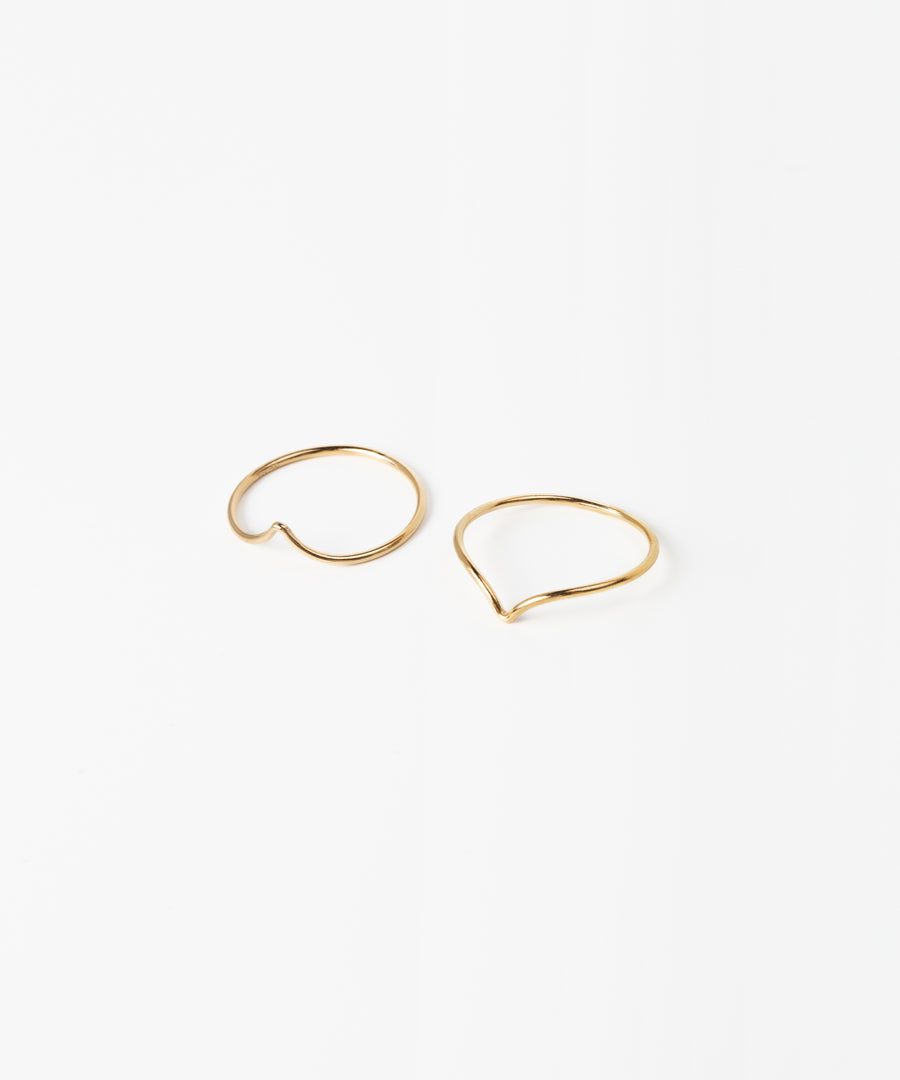 V Plain Ring