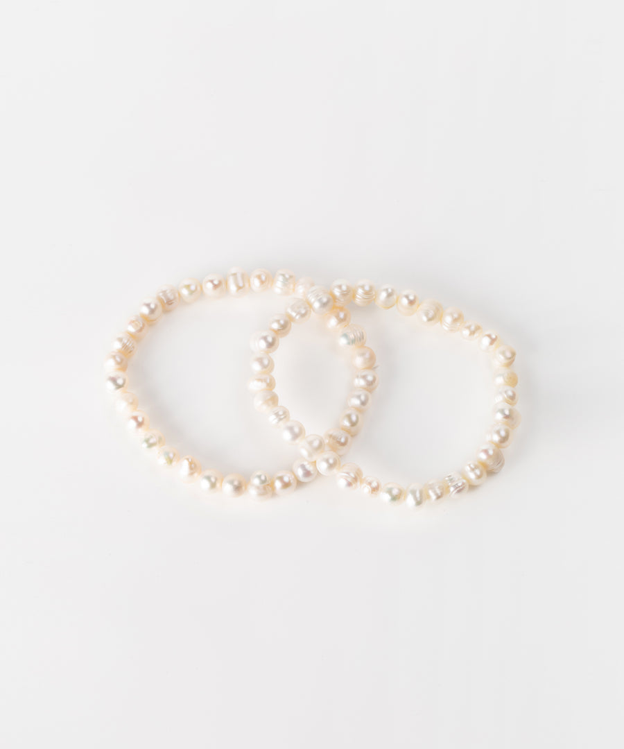 Stretch Stacking Fresh Water Pearl Bracelet