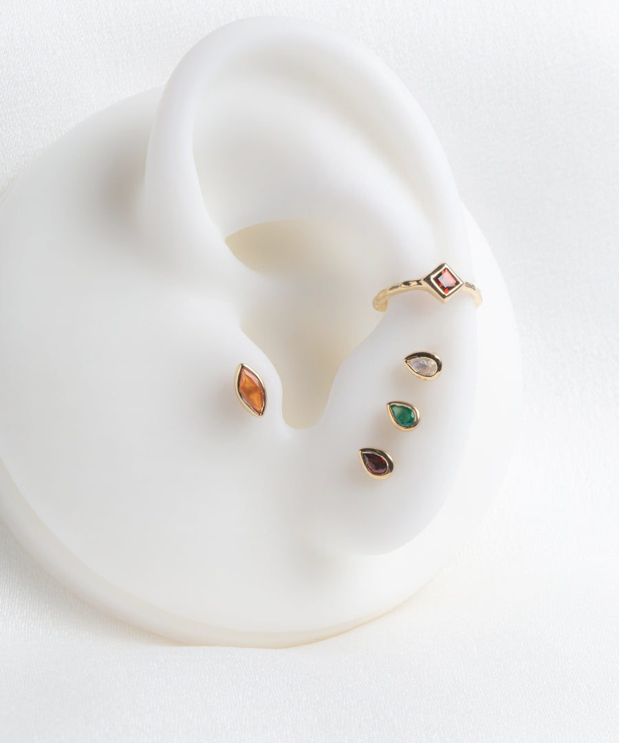 Natural Stone Ear Cuff