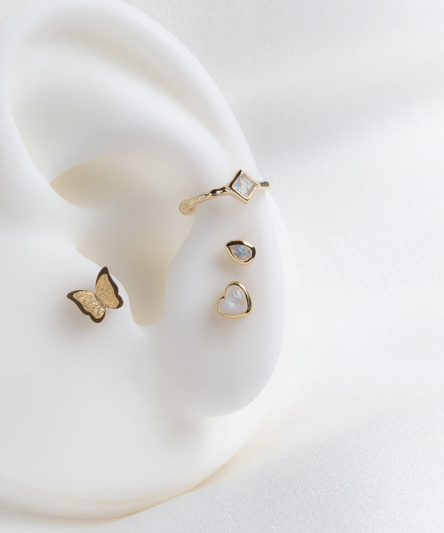 Natural Stone Ear Cuff