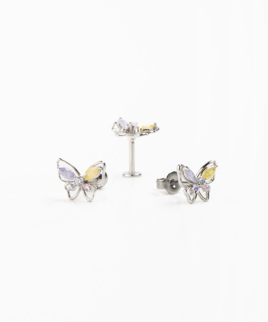 Pop Candy Butterfly Stud