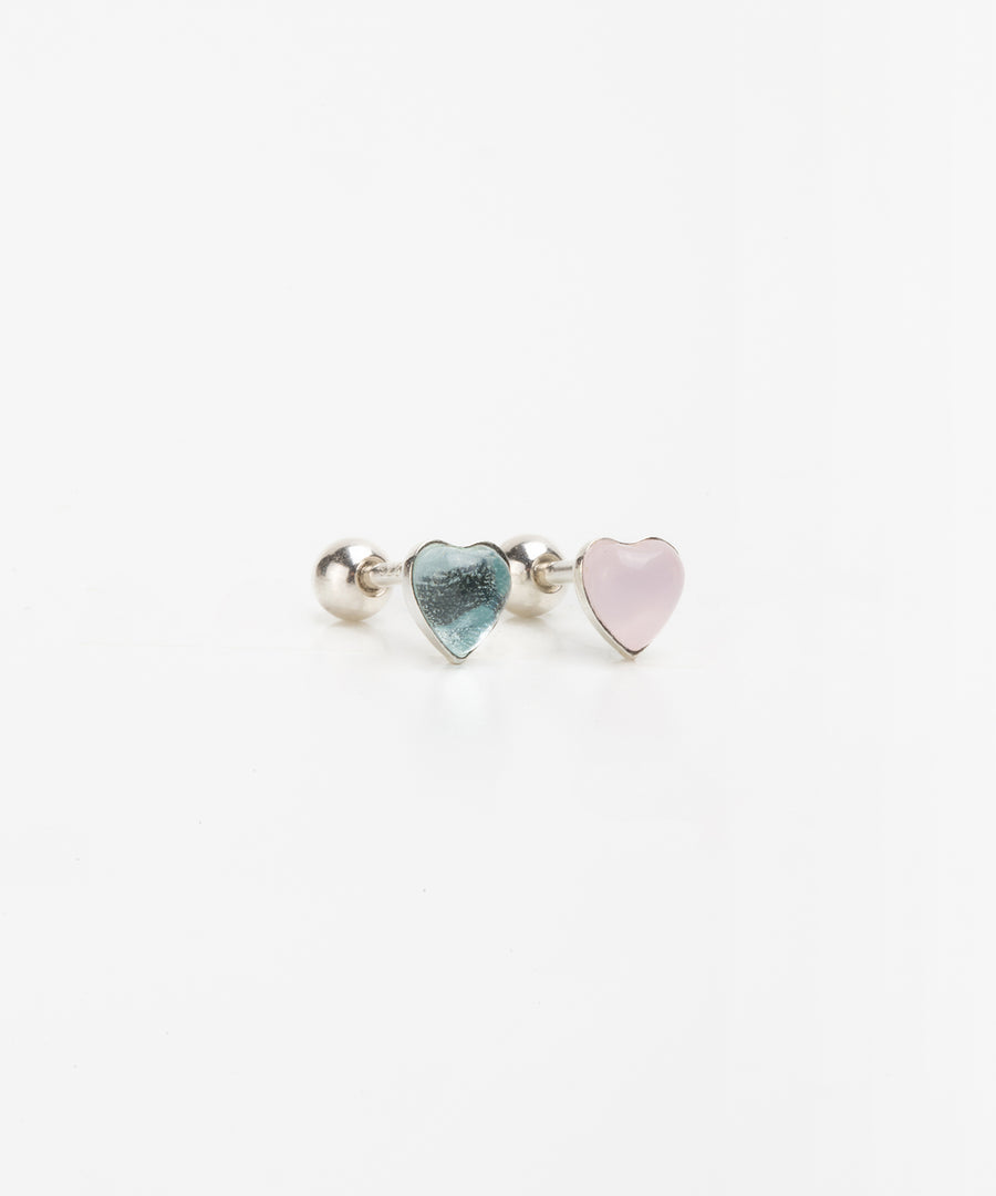 Candy Pop Heart Stud