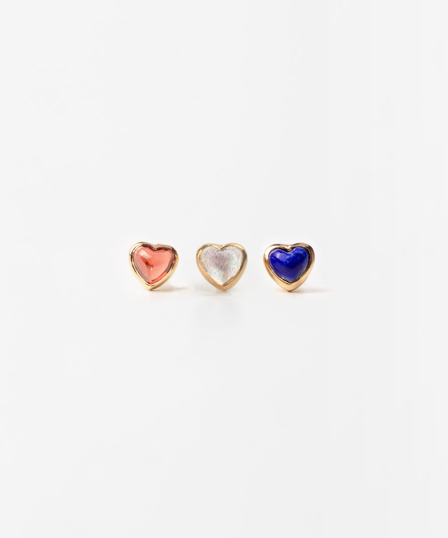 Natural Colored Heart Barbell