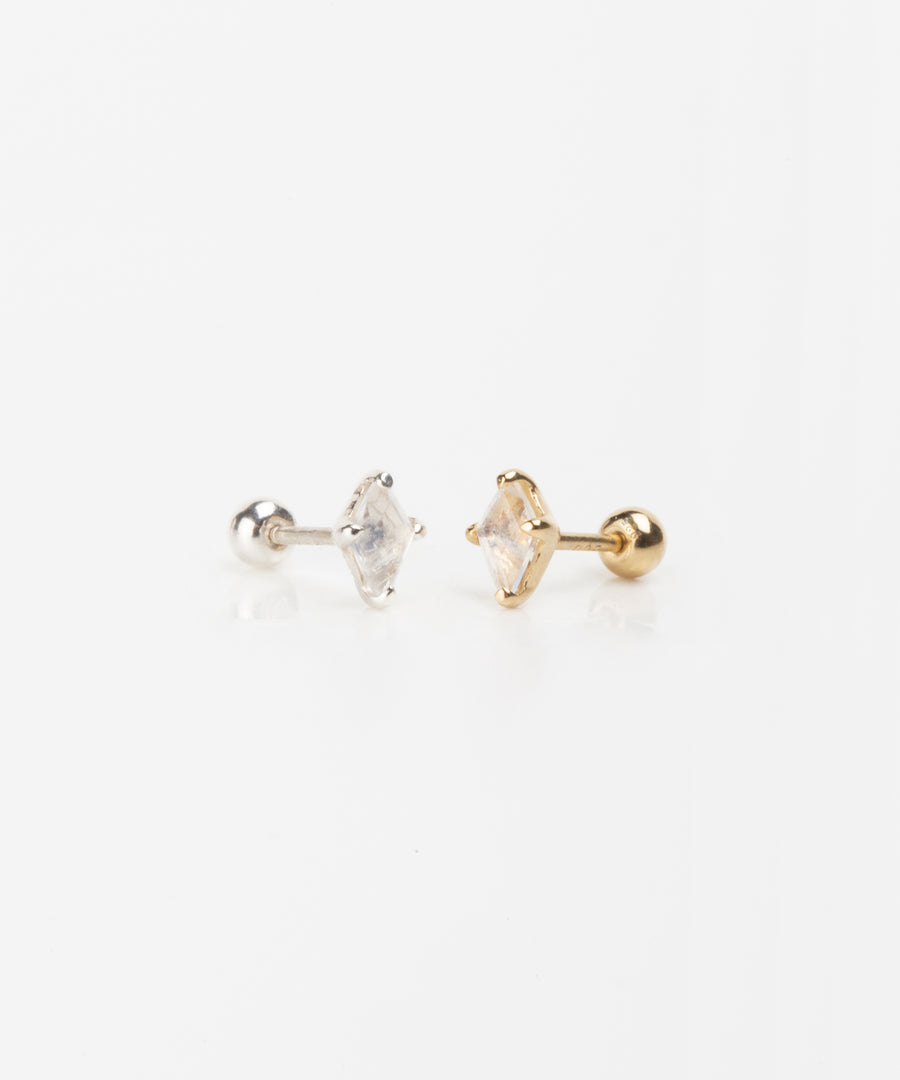 Natural Colored Diamond Barbell