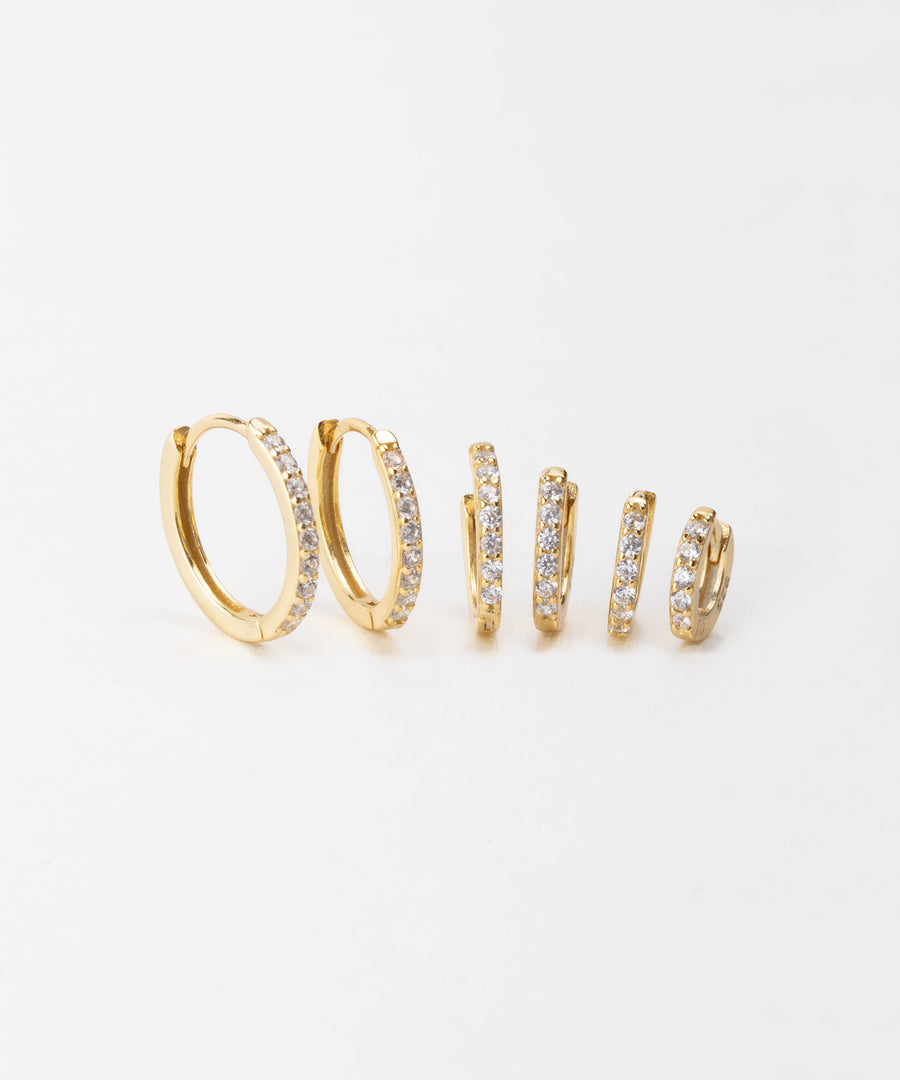 Everyday Pave Hoops