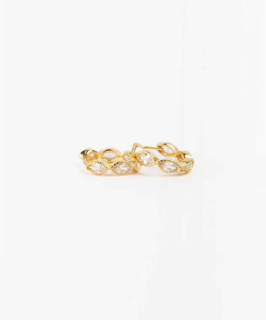 Endless Marquise Hoop