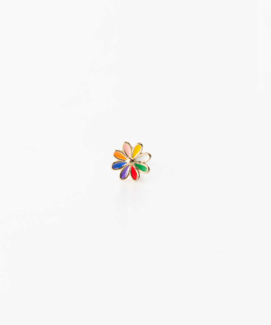 Colorful Daisy Stud