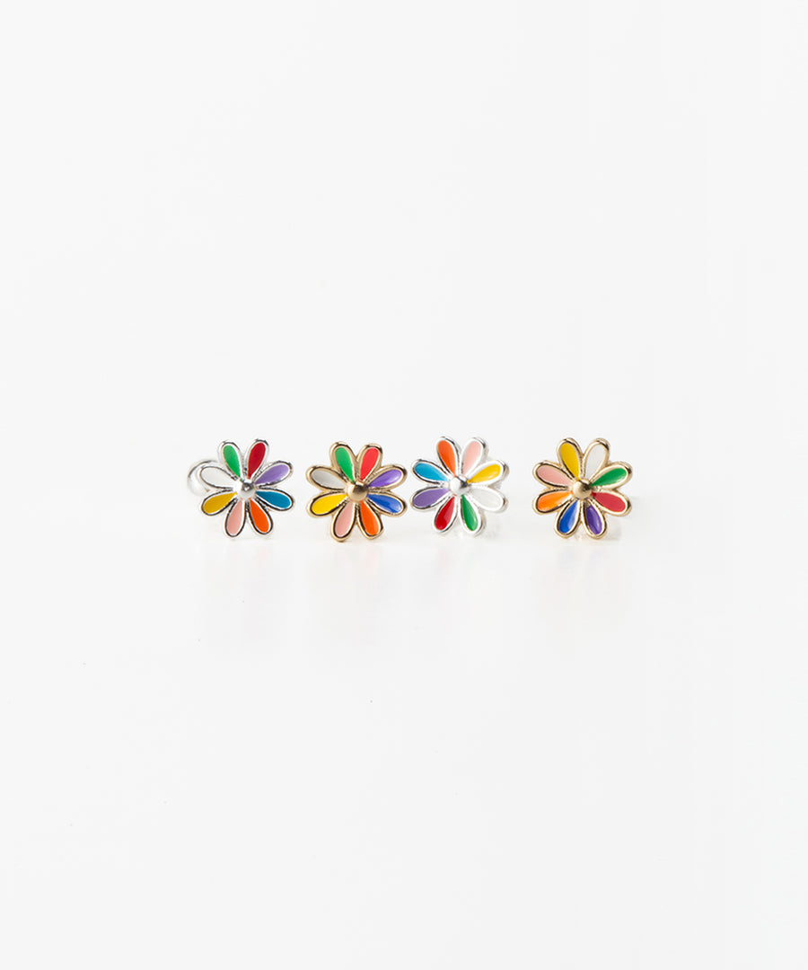 Colorful Daisy Stud