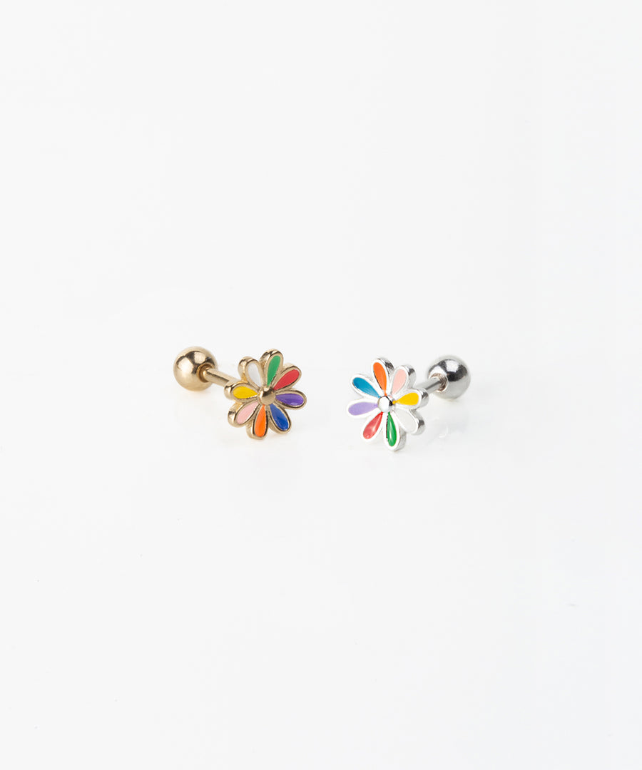 Colorful Daisy Stud