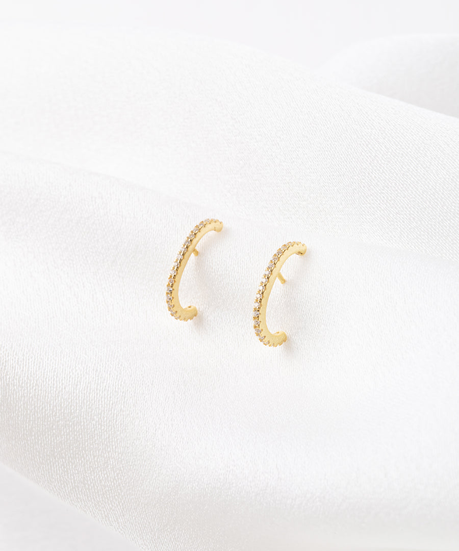 Sparkly Paved Wrap Earring