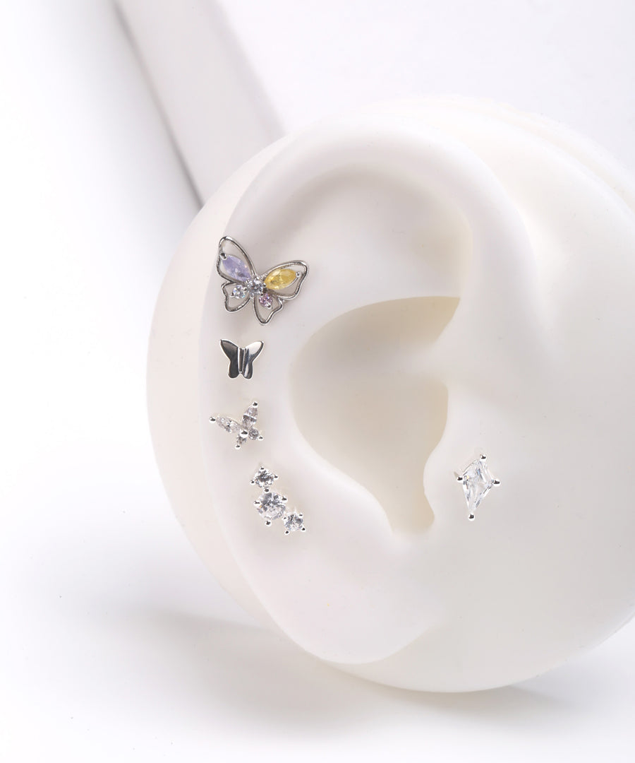 Tiny Butterfly stud