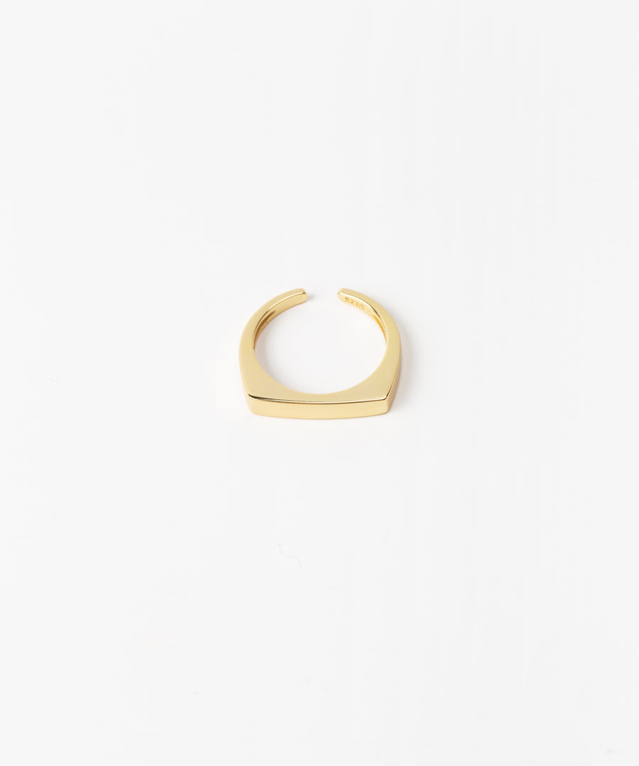 Flat Signet Ring