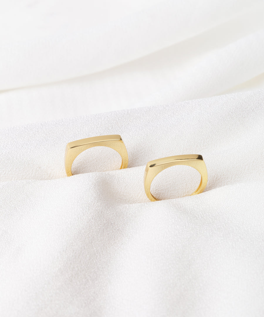 Flat Signet Ring