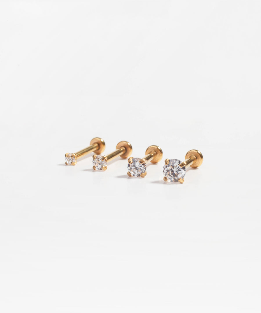 Gold labret store studs australia