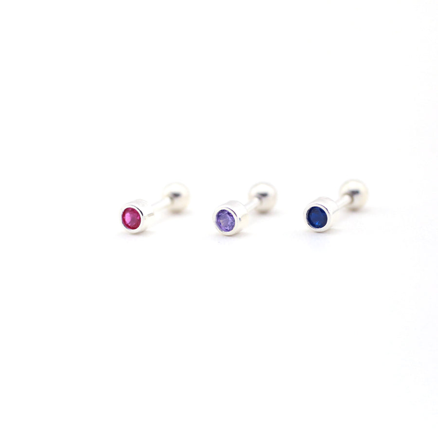 Personalized Birthstone Barbell