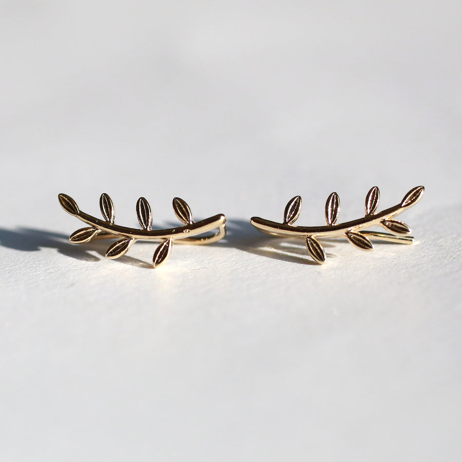 Delicate Leaf Ear Cuff