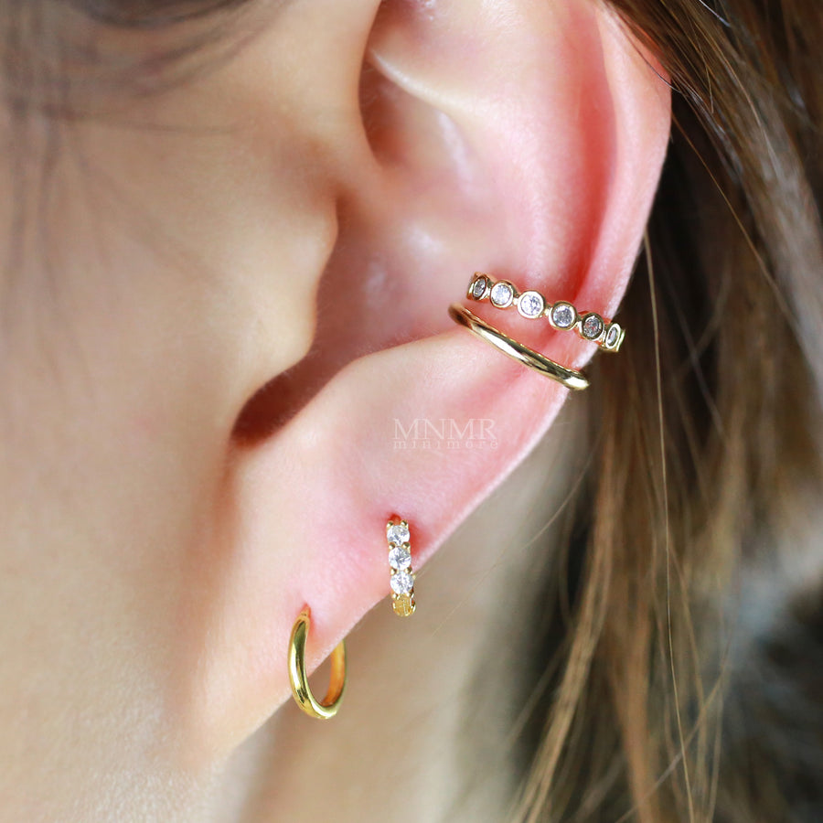 Pave Stones Non-Pierced Ear Cuff