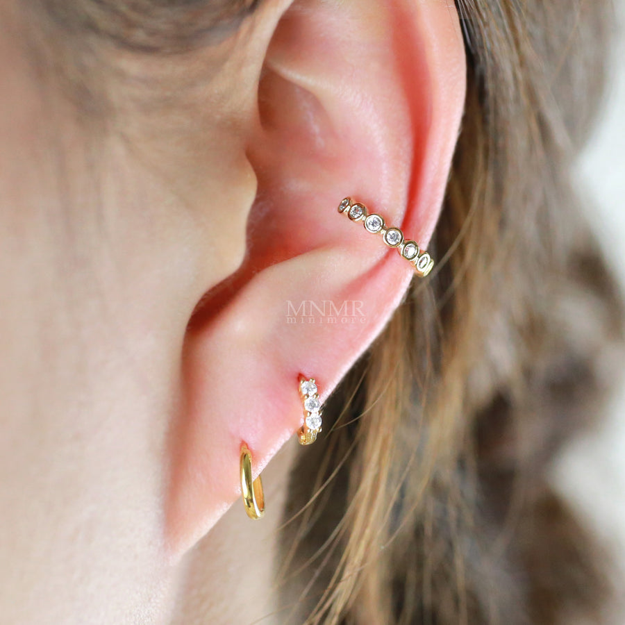 Pave Stones Non-Pierced Ear Cuff